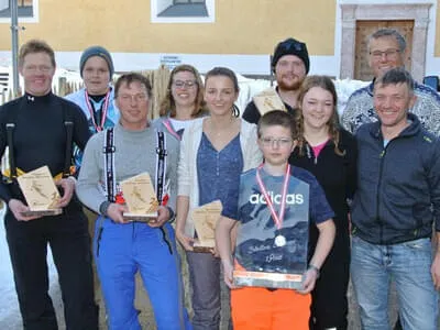 Preisverteilung Baon Skirennen 2018 Bild 1