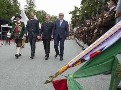 Landesüblicher Empfang in Going 10.08.2019 Bild 1